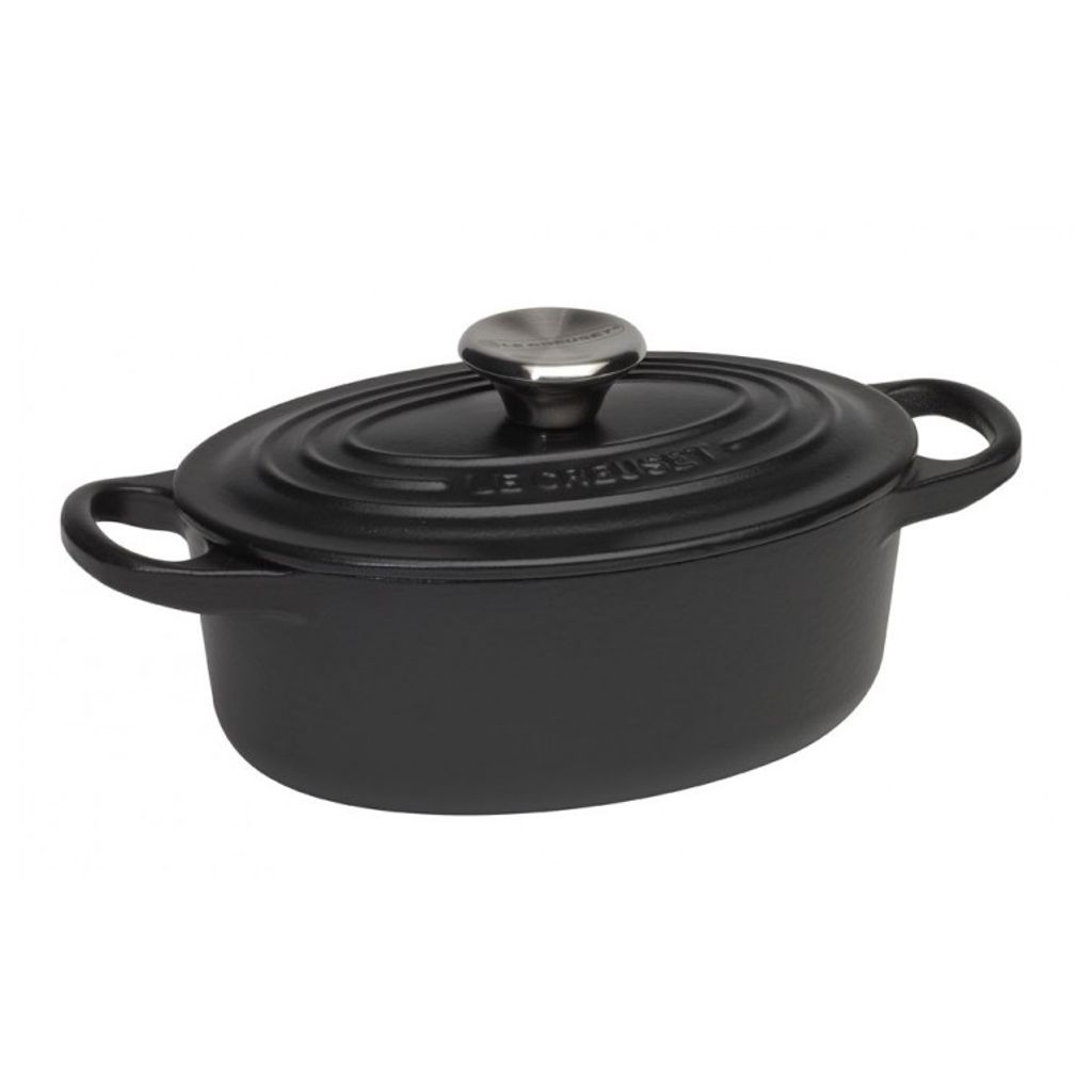 Cocotte en Fonte Ovale 31 cm Noir mat Le Creuset Signature