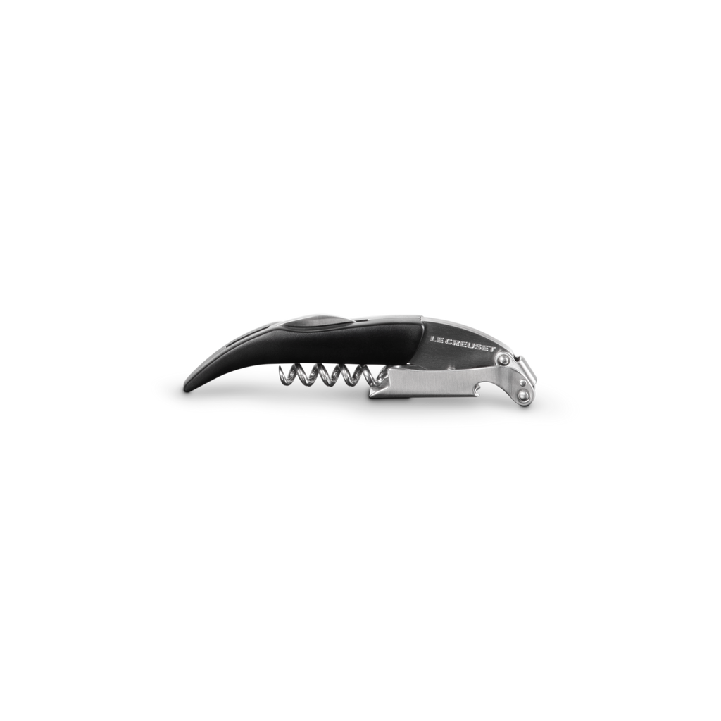 Tire-bouchon sommelier double noir - Visuel 2