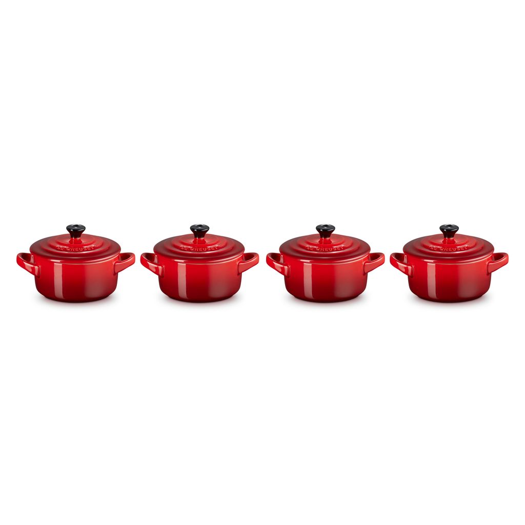 Set de 4 mini-cocottes en céramique - Visuel 0