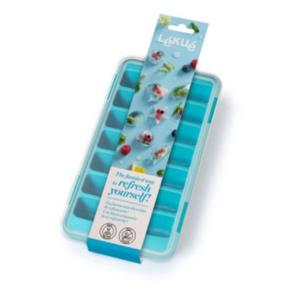 Bac à glaçons rectangle turquoise - Visuel 2