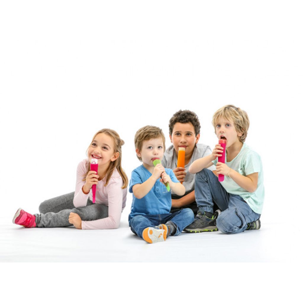 Set de 3 Moules tubes à glace en silicone - Visuel 1