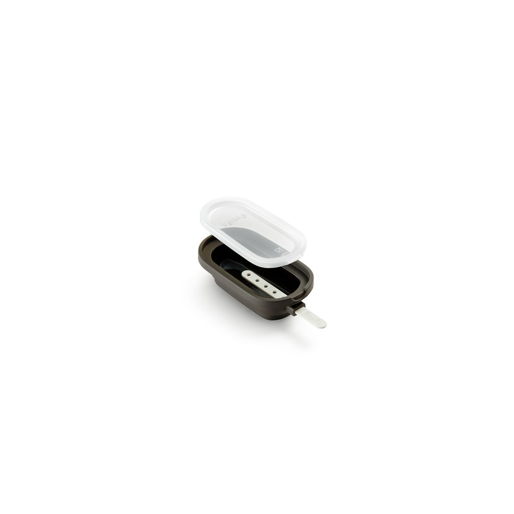Mini-MOULE à GLACE + POT DE GLAçAGE en silicone CLASSIC CREAMY - set de 4 - Visuel 3