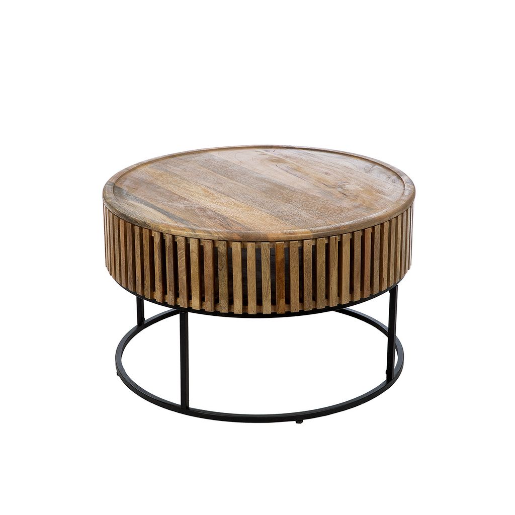 Tables Roseau en bois de manguier - Visuel 2