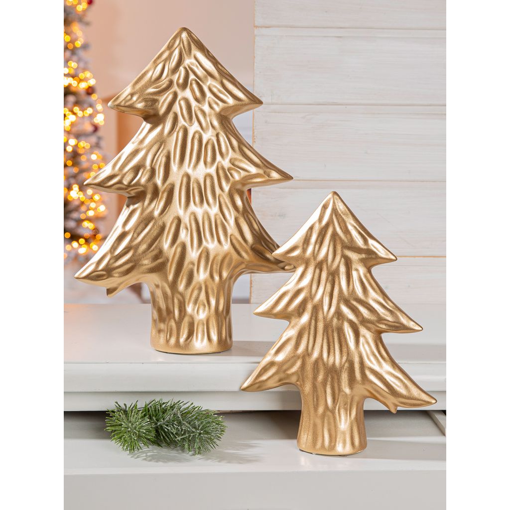 Décorations Sapin Noël Céramique Double Face - Ornements Amérindiens Festifs