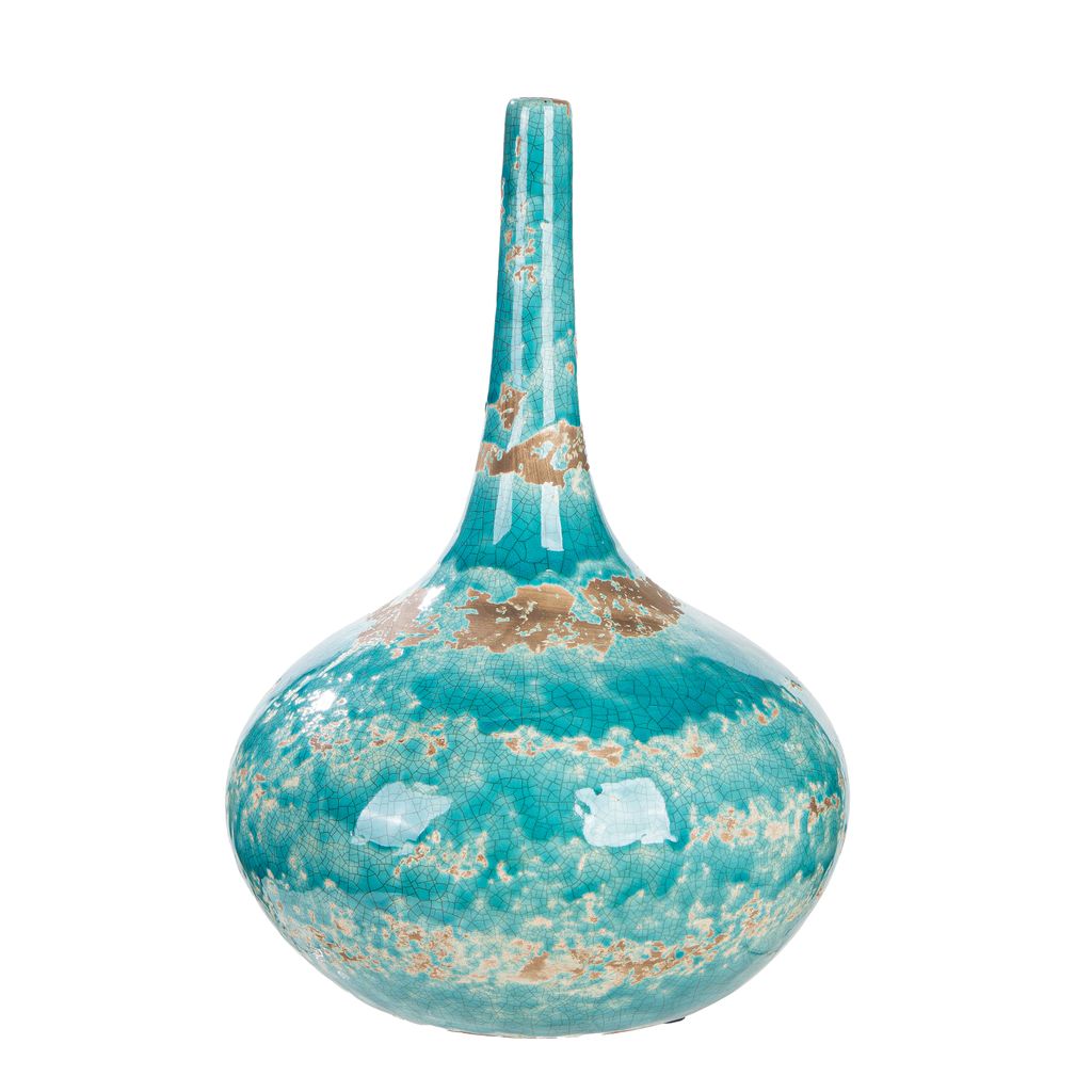 Vase, "Actros", céramique, vert - Visuel 0