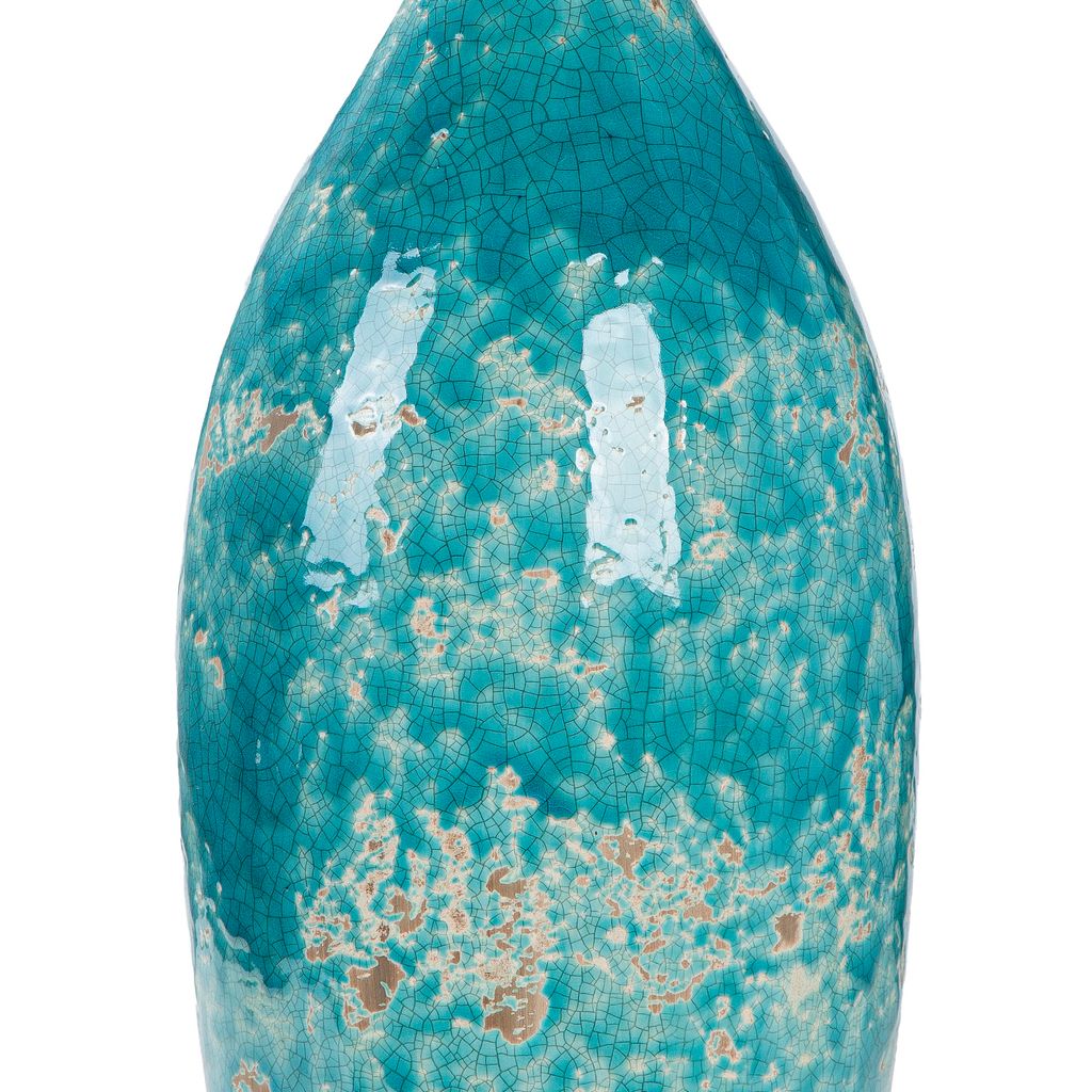 Vase de sol, "Actros", céramique, vert - Visuel 0