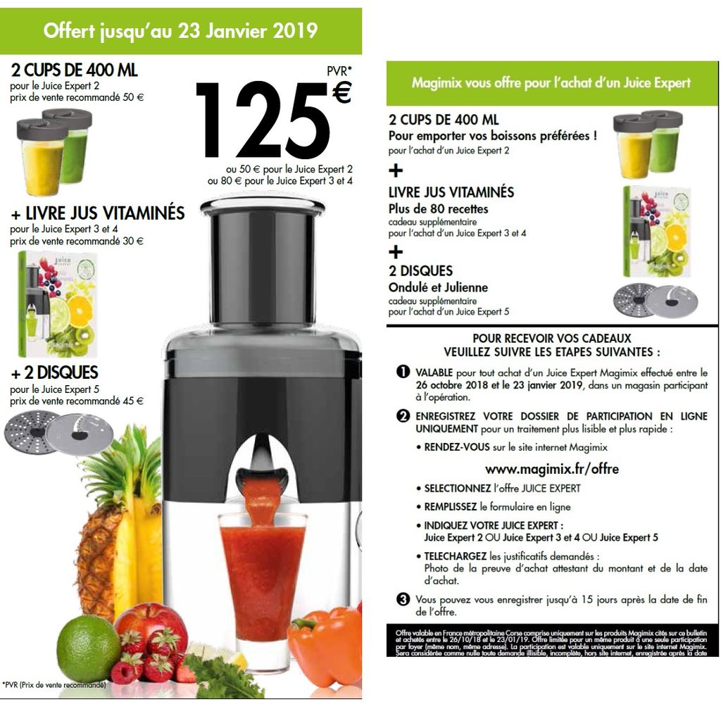 Extracteur à jus EXPERT 3 chrome - Visuel 4