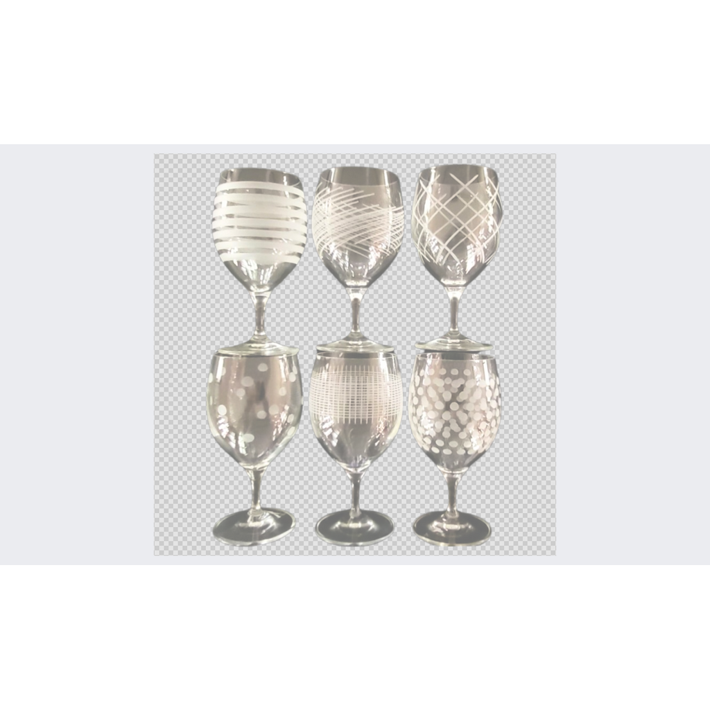 6 verres à pied rose OSLO 33 CL - Visuel 1