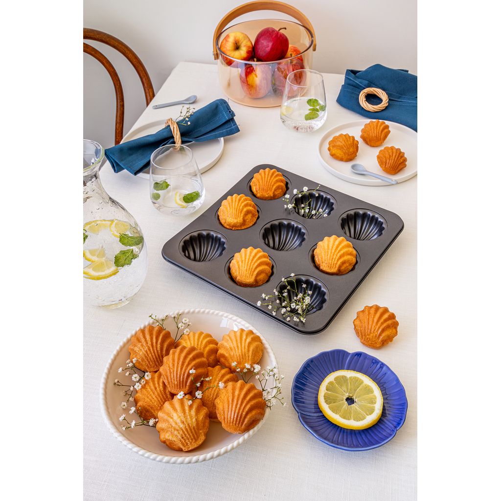 Plaque 9 madeleines Coquillages anti-adhérente - Visuel 2