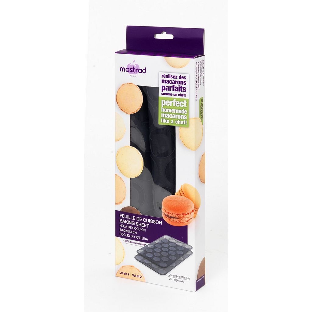 Feuille de cuisson Mastrad macarons 30x20x1 cm - Visuel 2