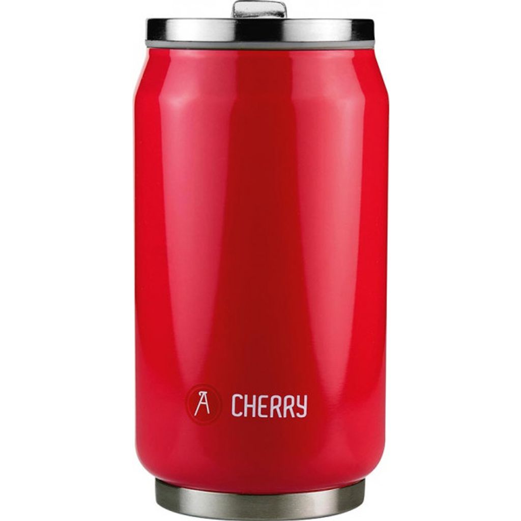 Canette isotherme Can’it rouge brillant 28 cl - Visuel 1