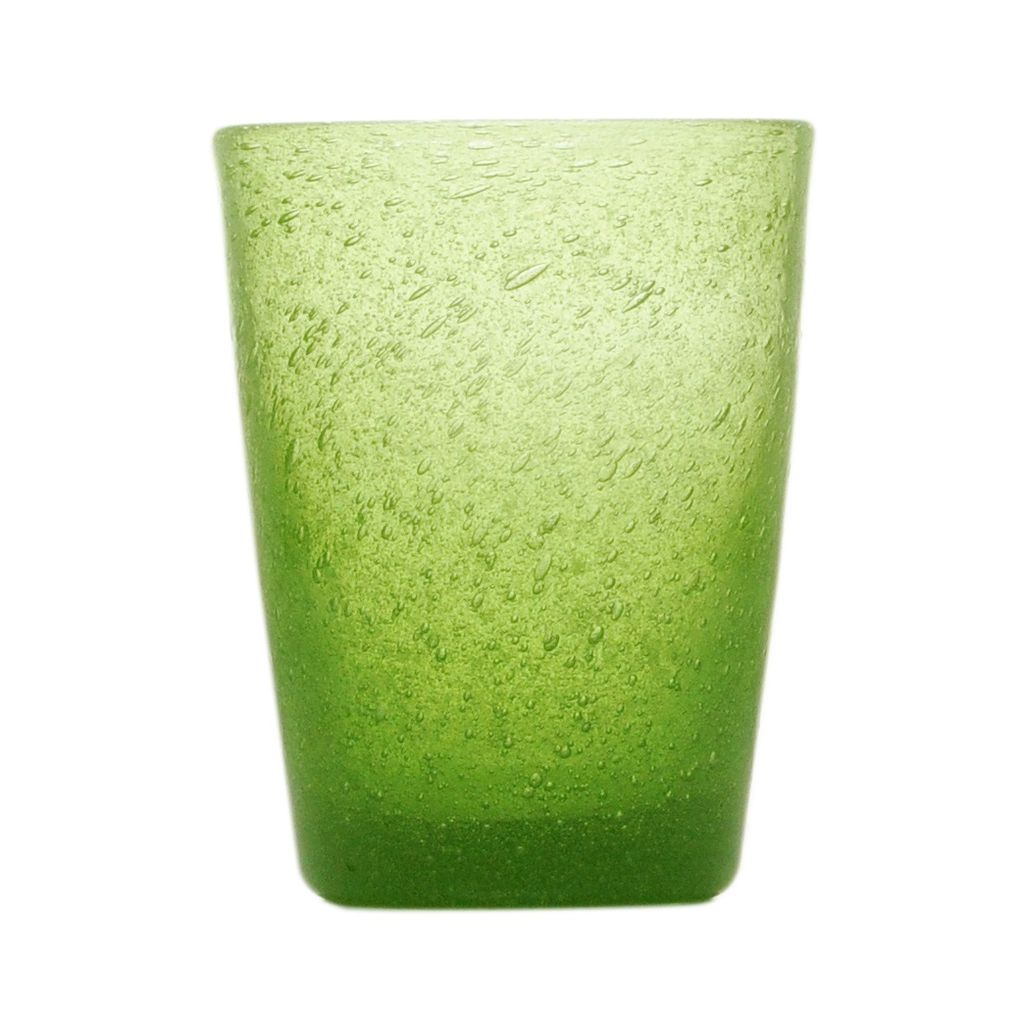 Verre bullé colors 30 cl vert lime - Visuel 0