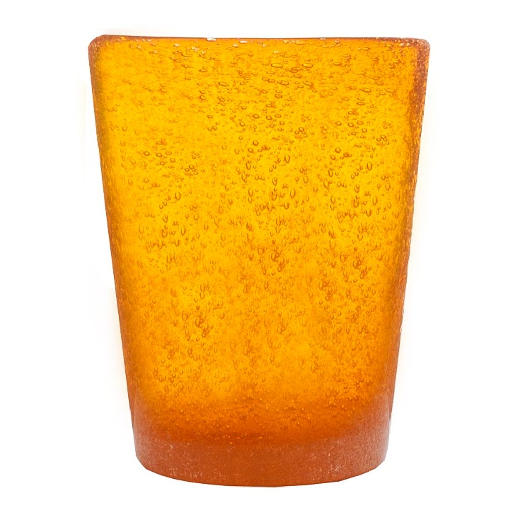 Verre bullé colors 30 cl mandarine - Visuel 0