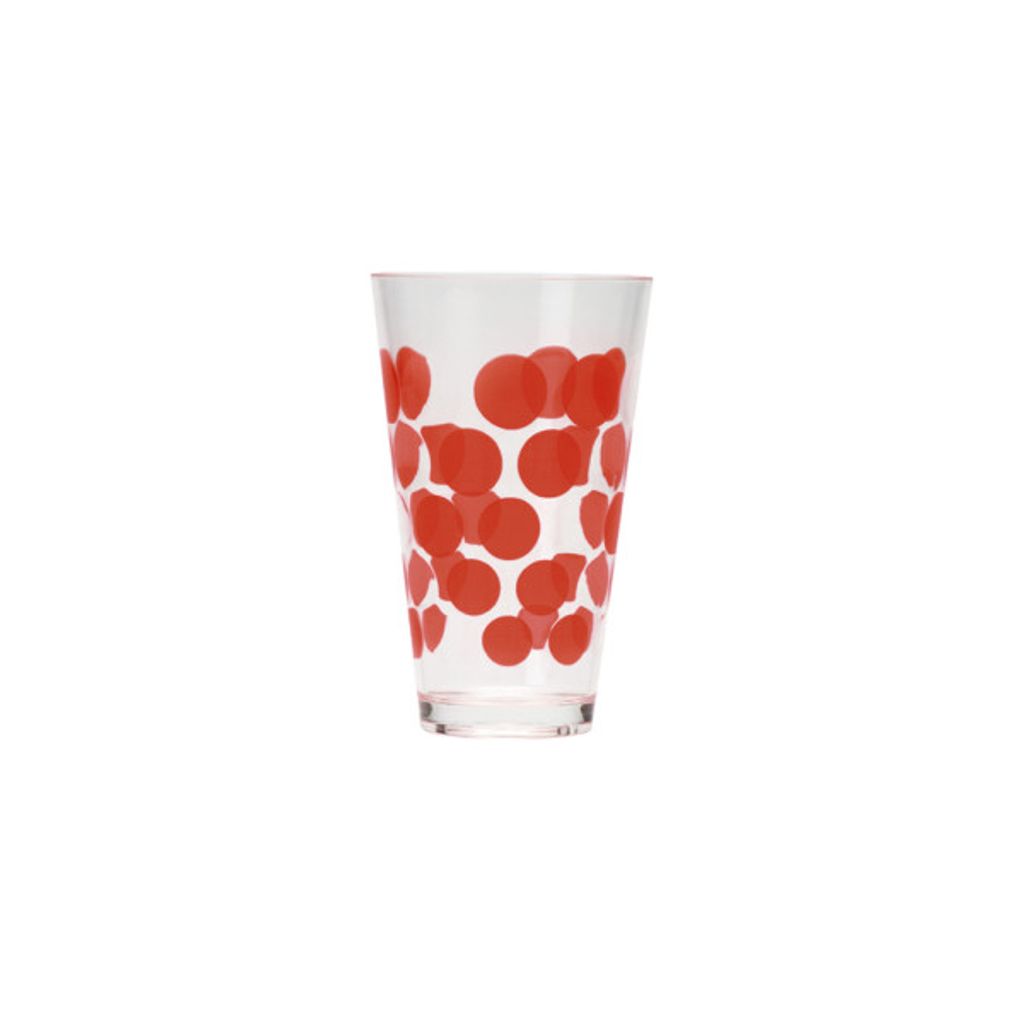 Verre 30cl DOT DOT rouge - Visuel 1