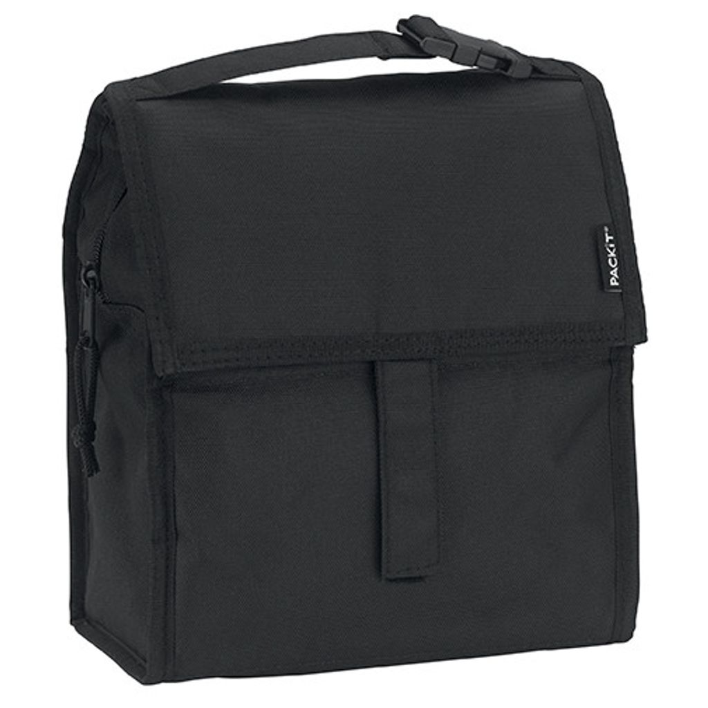 Sac à déjeuner réfrigérant PACK-IT 4,5L noir - Visuel 1