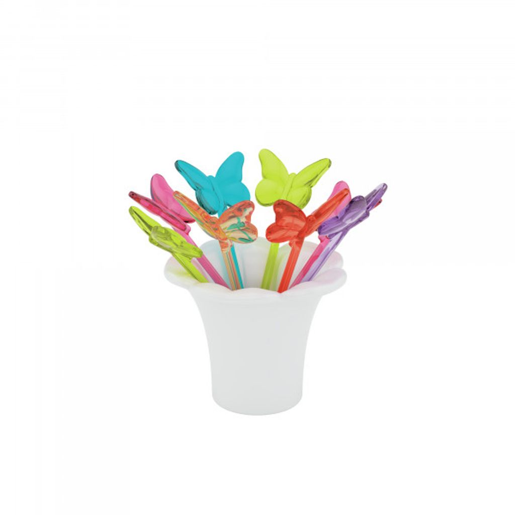 Piques à cocktail papillons - Visuel 1