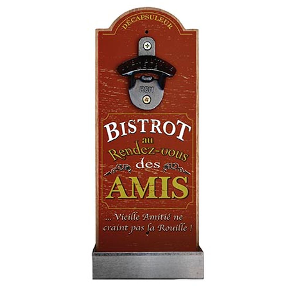 Décapsuleur mural BISTROT DES AMIS - Visuel 0