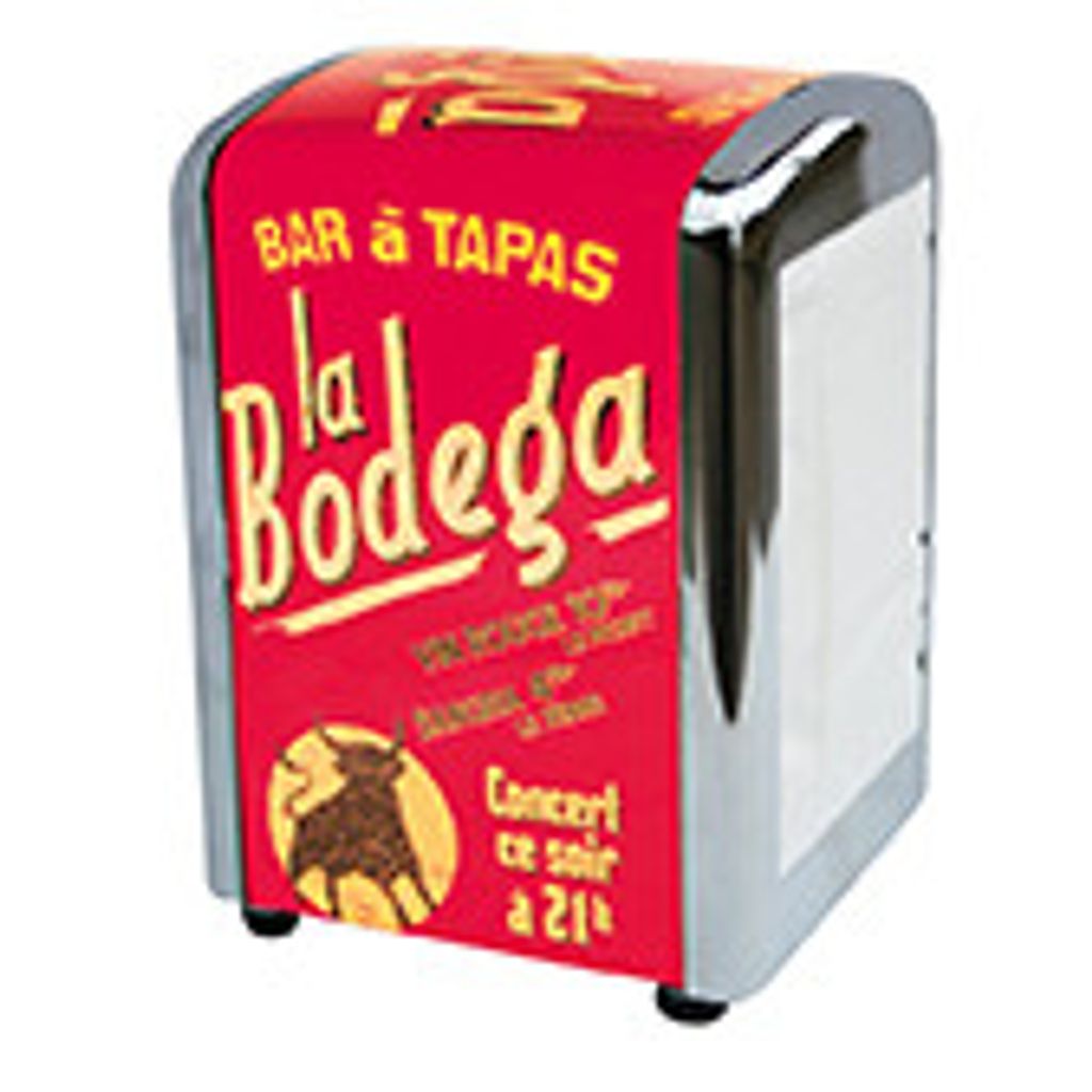 DISTRIBUTEUR DE SERVIETTE BODEGA - Visuel 1