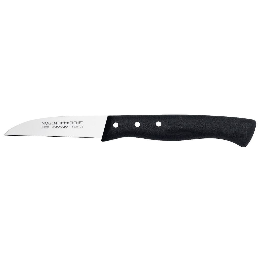 Couteau d'office lame 6,5 cm Expert affidenté® noir - Visuel 1