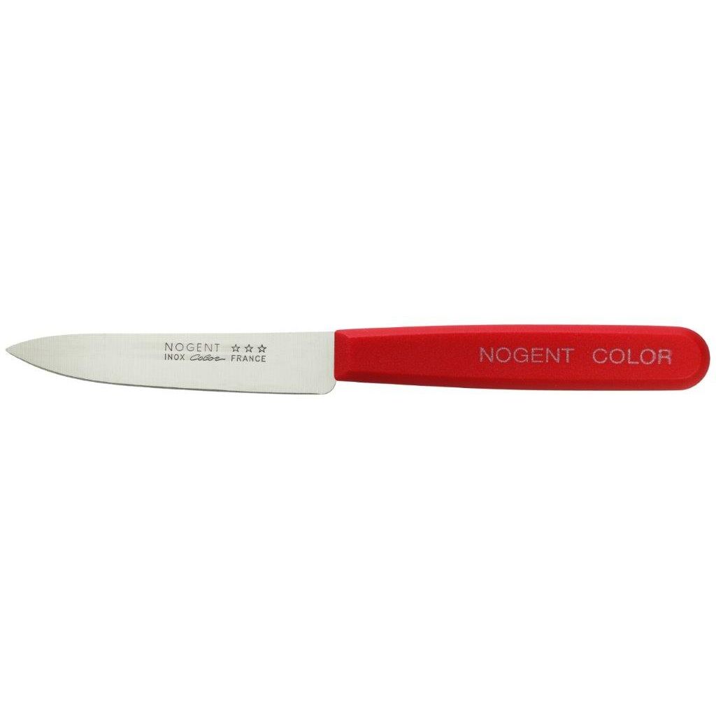Couteau d'office lame 9 cm manche polypropylène coloré - Visuel 0