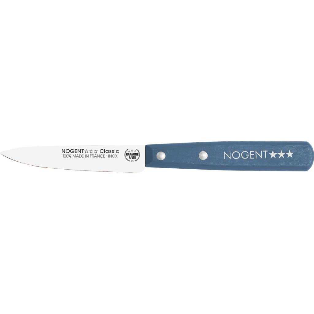 Couteau d'office Classic lame lisse 9 cm bleu - Visuel 0