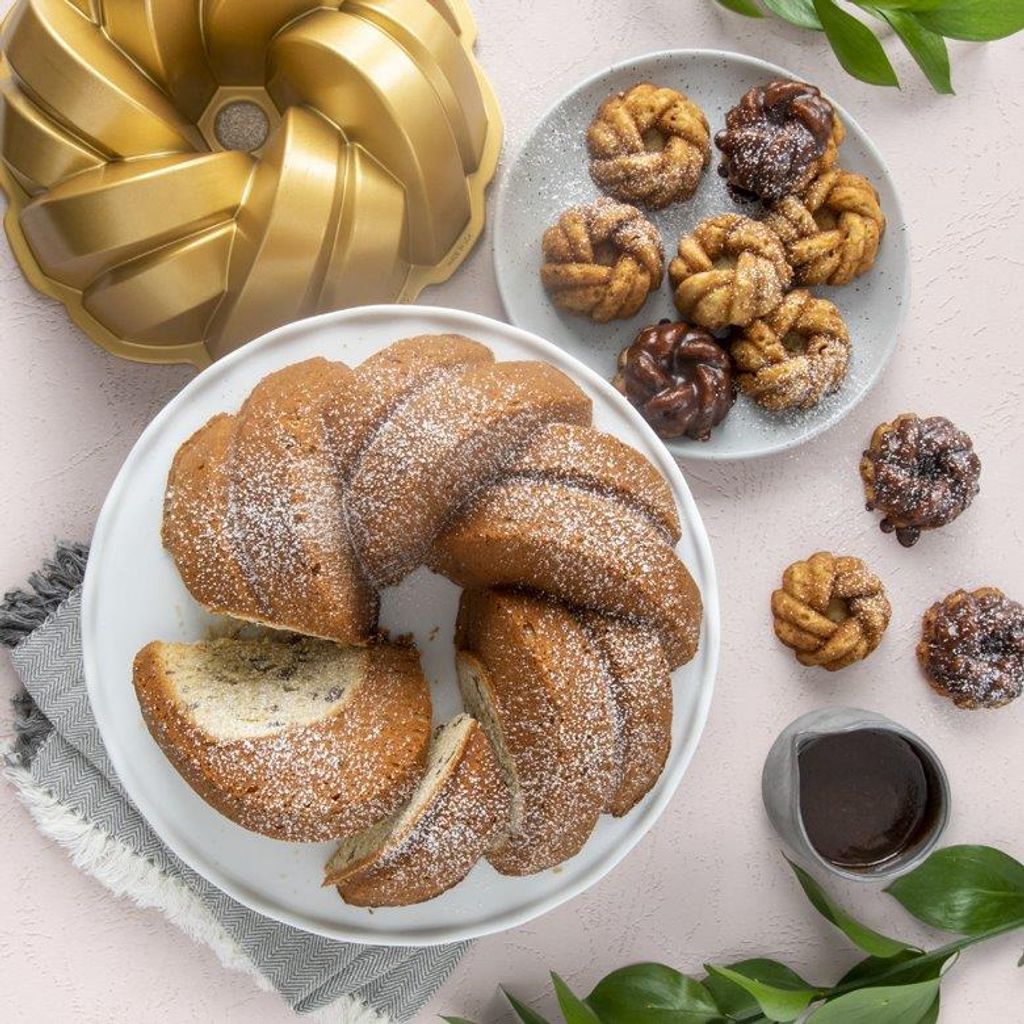 Moule à Bundt Torsadé Or - Visuel 3