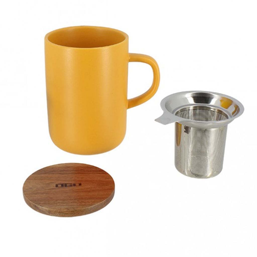 Tisanière Juliet jaune 47,5cl - Visuel 1