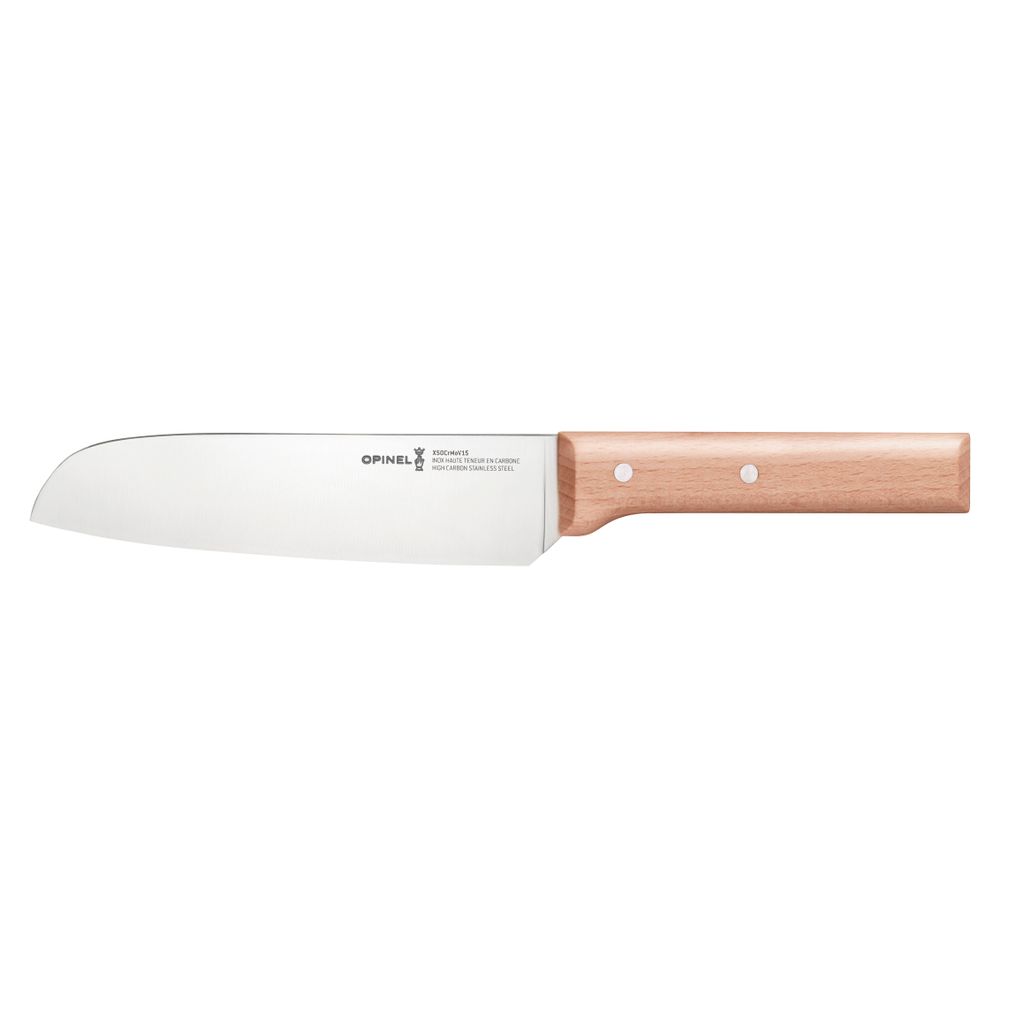 Couteau Santoku N°119 Parallèle 17 cm naturel - Visuel 1