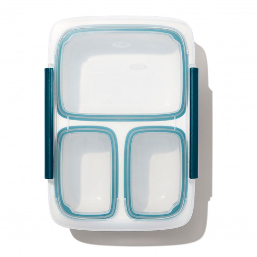 Lunchox 3 compartiments 970 ml - Visuel 1