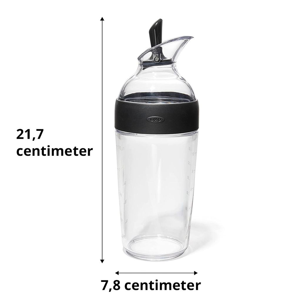 Shaker à vinaigrette 350 ml noir - Visuel 3