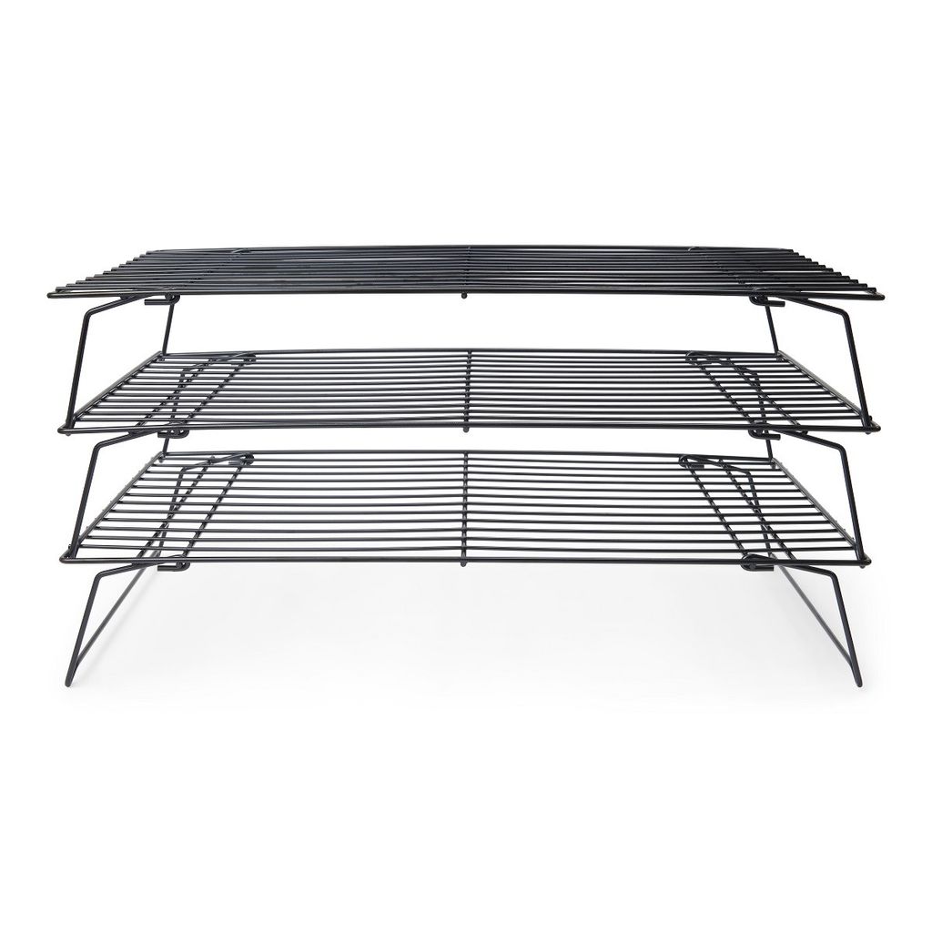 Support à gâteaux 3 grilles revêtues antiadhésives - Visuel 0
