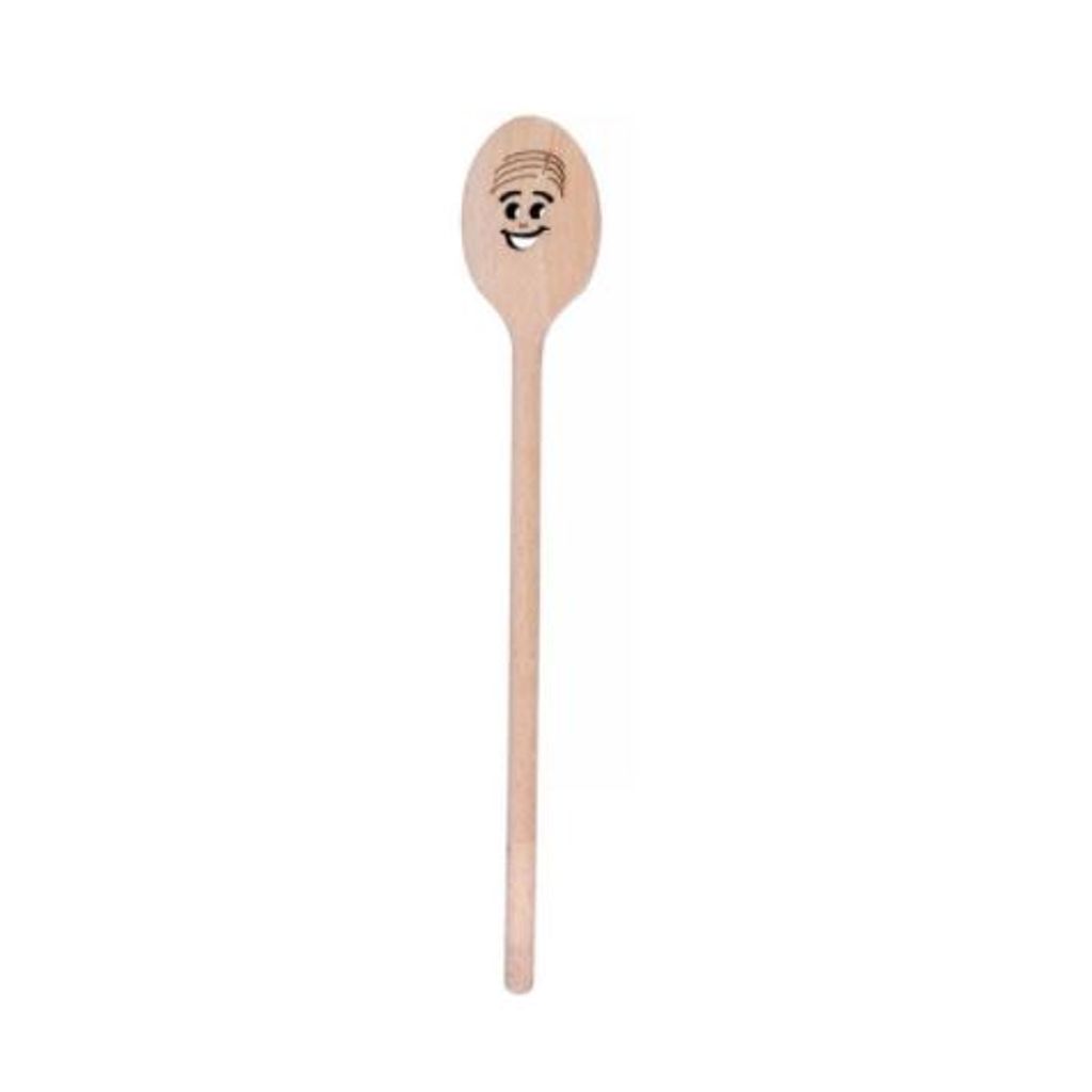 Cuillère ovale en bois Smiley - Visuel 0