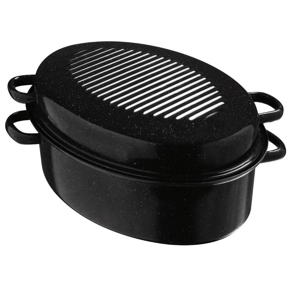 Cocotte Roaster Slim 34 cm + Grille - Visuel 1