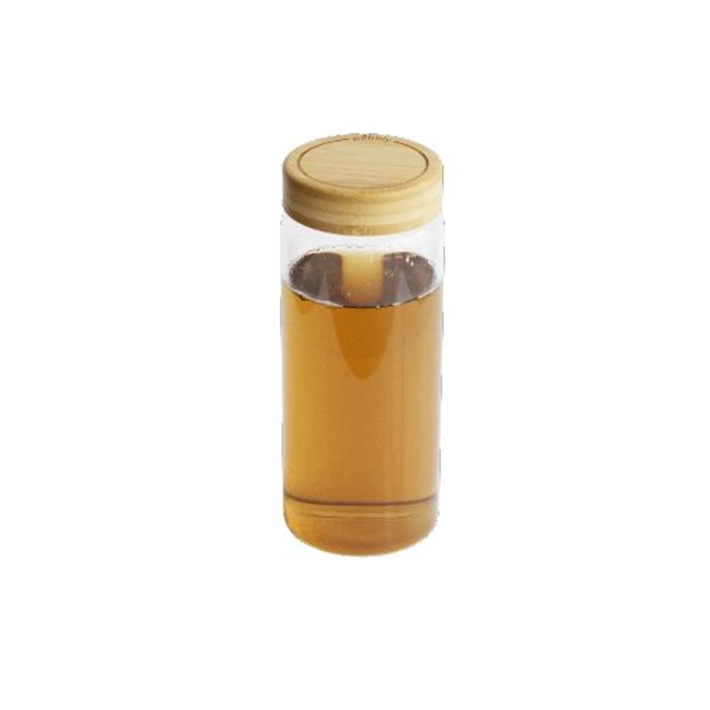 Boîte en verre ronde avec couvercle bambou 850 ml