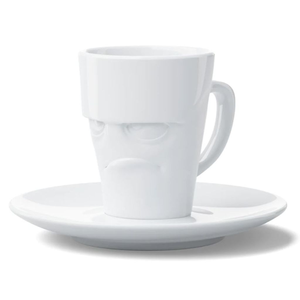 Mug expresso visage Grognon 8cl - Visuel 0