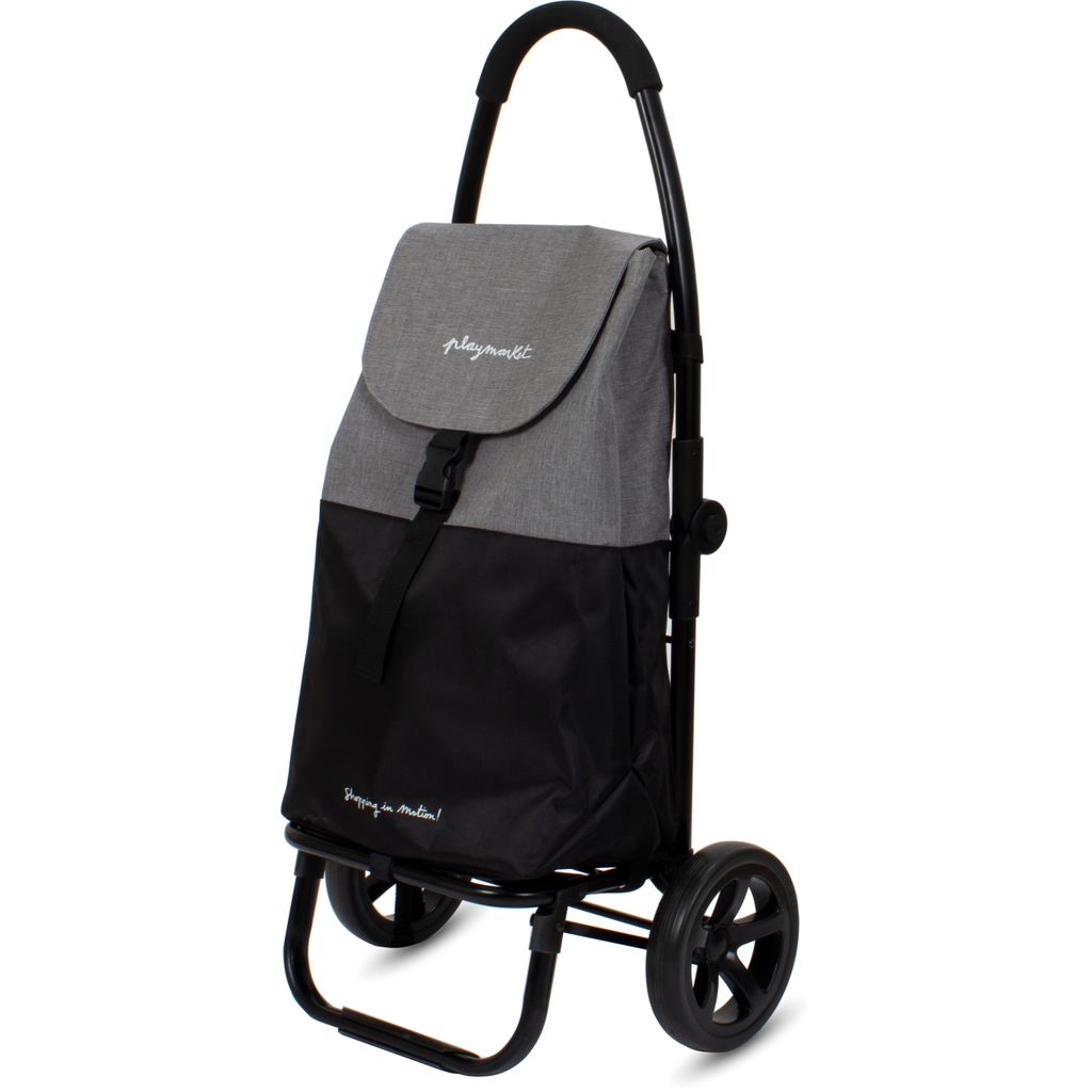 Poussette de marché go two noir & gris - Visuel 0