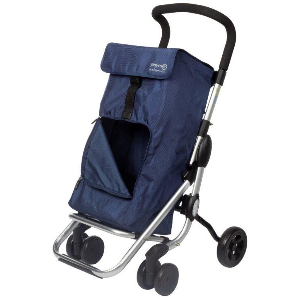 Poussette de marché Playcare bleu marine - Visuel 1