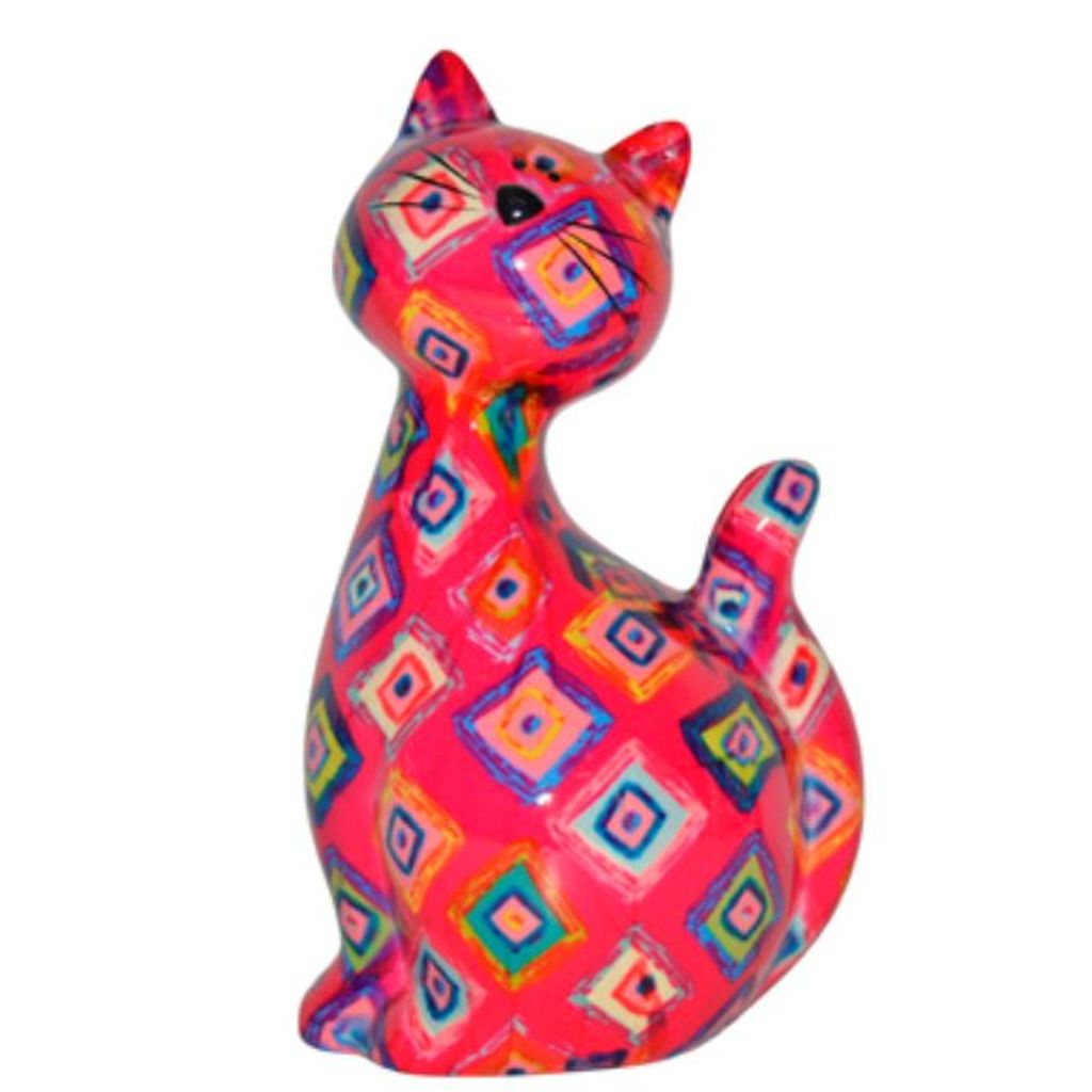 Tirelire chat Caramel Rose - Visuel 0