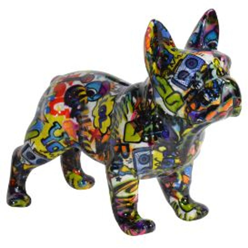 Tirelire bulldog francais noir - Visuel 0