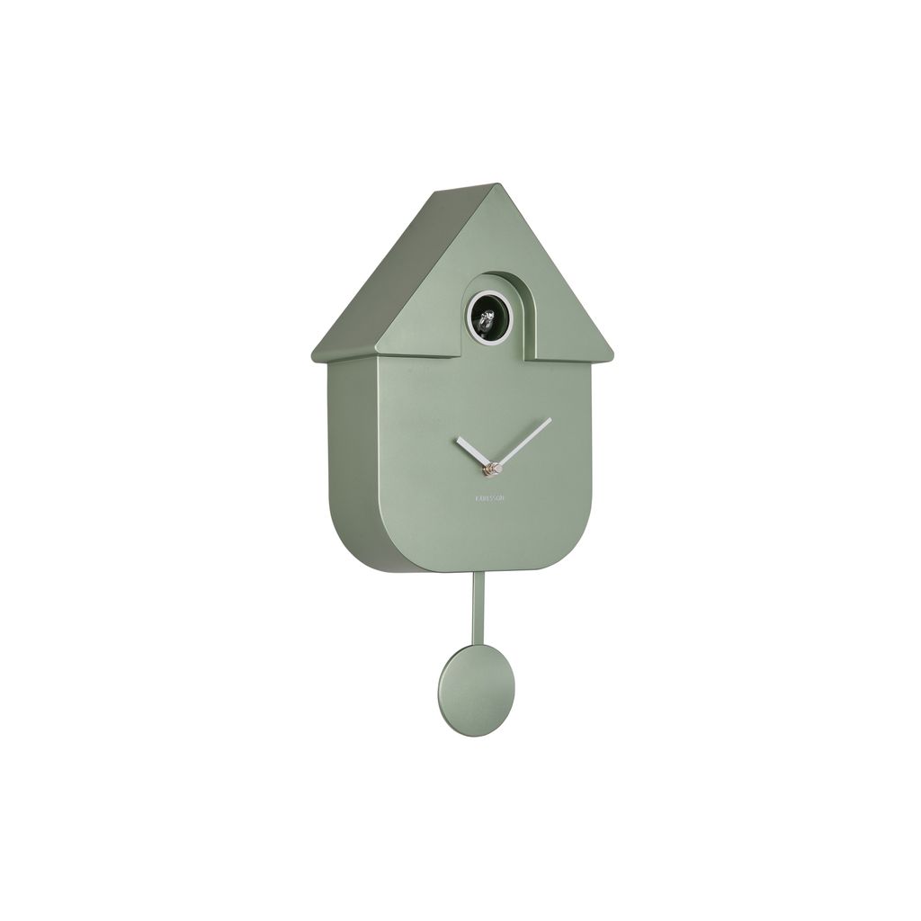 Horloge coucou moderne vert - Visuel 0