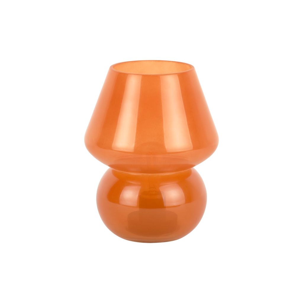 Lampe de table vintage LED orange