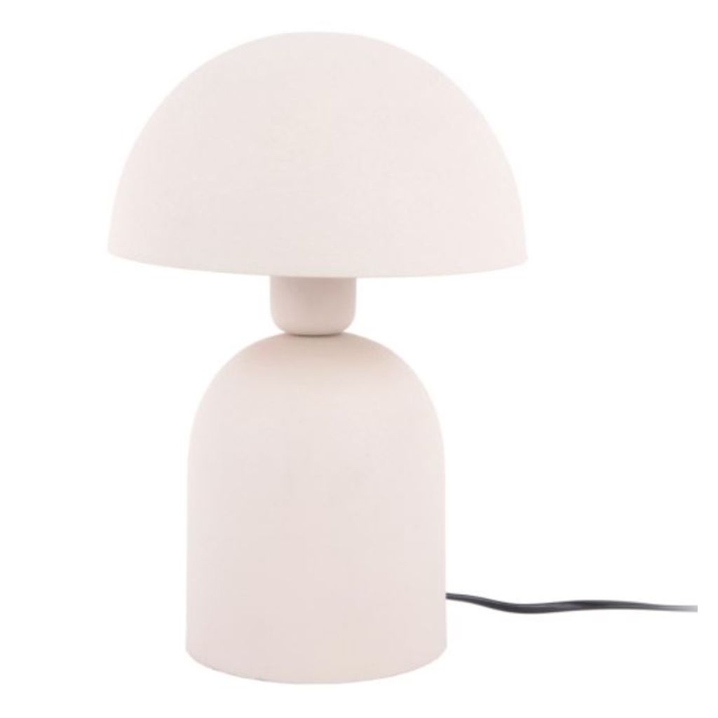 Lampe de table champignon Booz H 29 cm gris chaud - Visuel 0