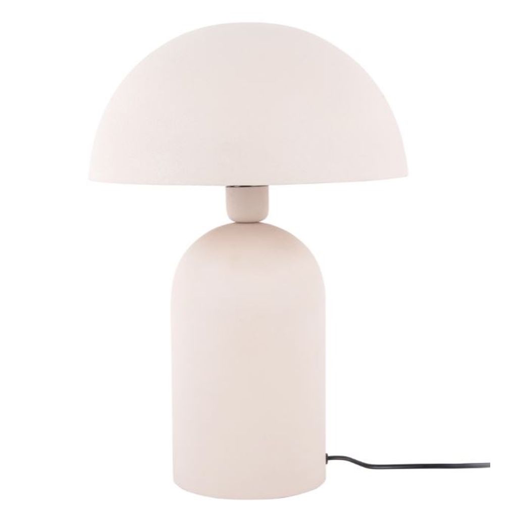 Lampe de table champignon Booz H 43 cm gris chaud - Visuel 0