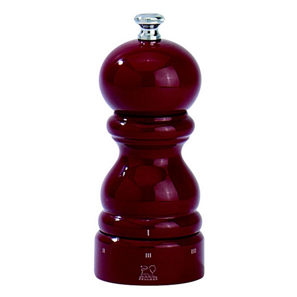 Moulin à sel Paris U'Select en bois laqué rouge 12 cm - Visuel 0