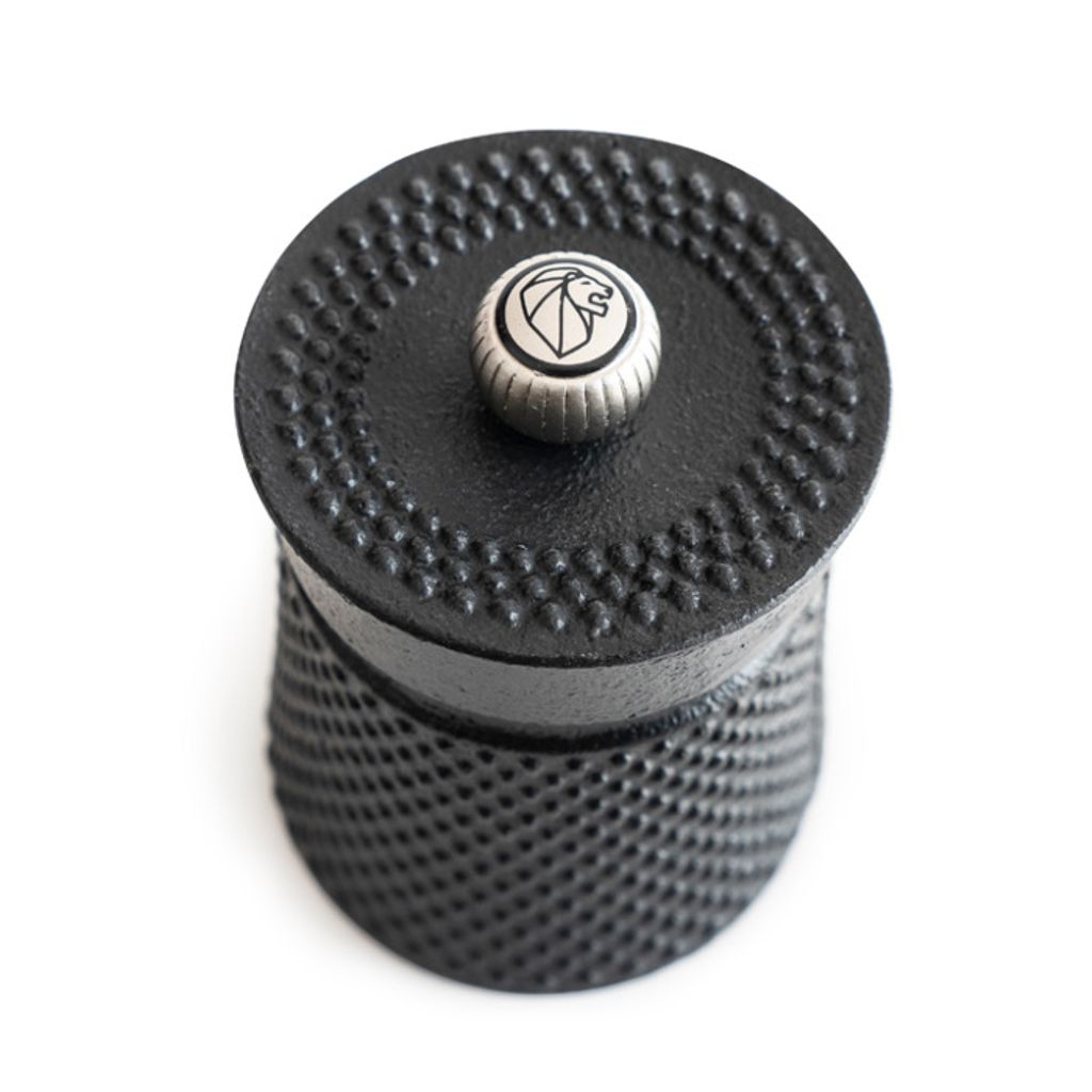 Moulin à poivre BALI en fonte noir 8 cm - Visuel 2