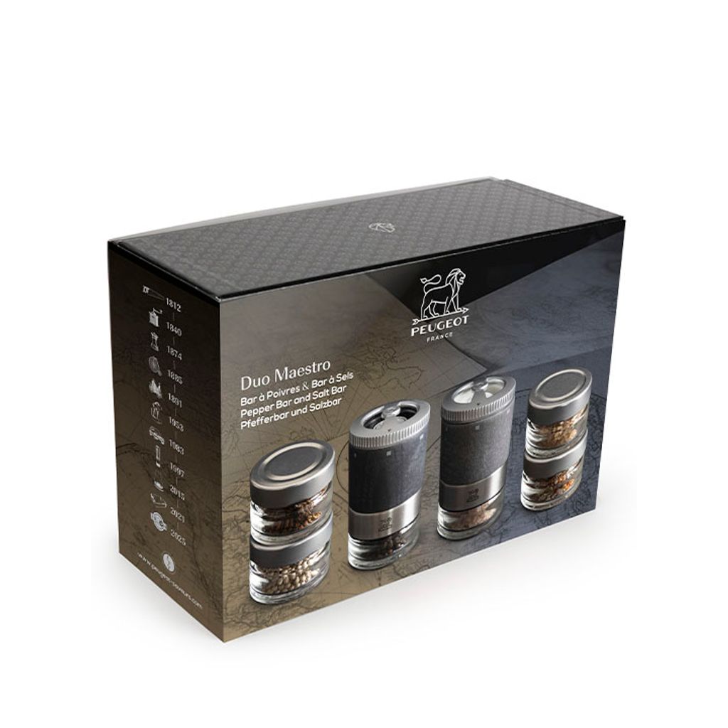 Coffret Noël Duo Maestro – Bar à poivres et bar à sels - Visuel 0