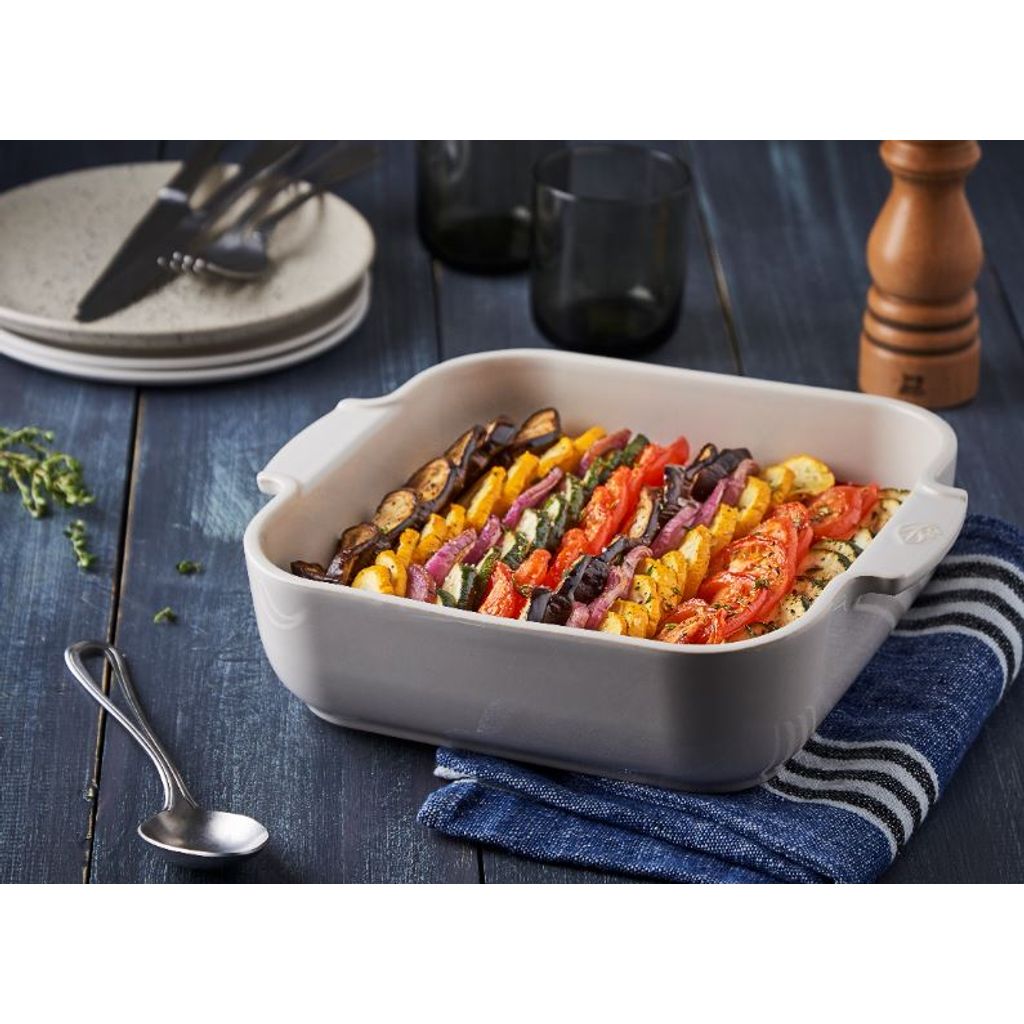 Plat à four carré écru 36 cm - Visuel 1