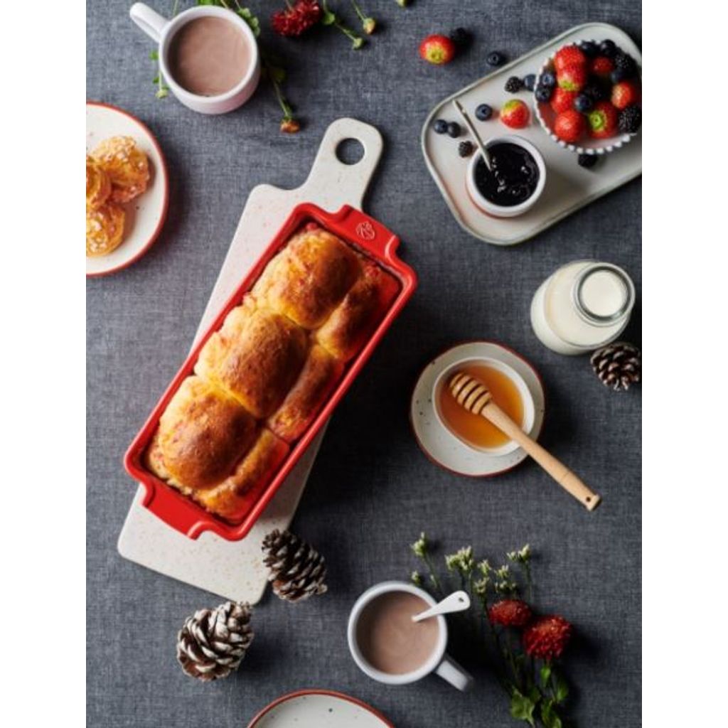 Moule à cake rouge 31 cm - Visuel 1