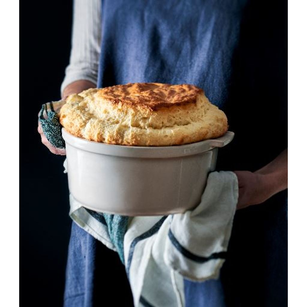 Moule à soufflé écru 22 cm - Visuel 1