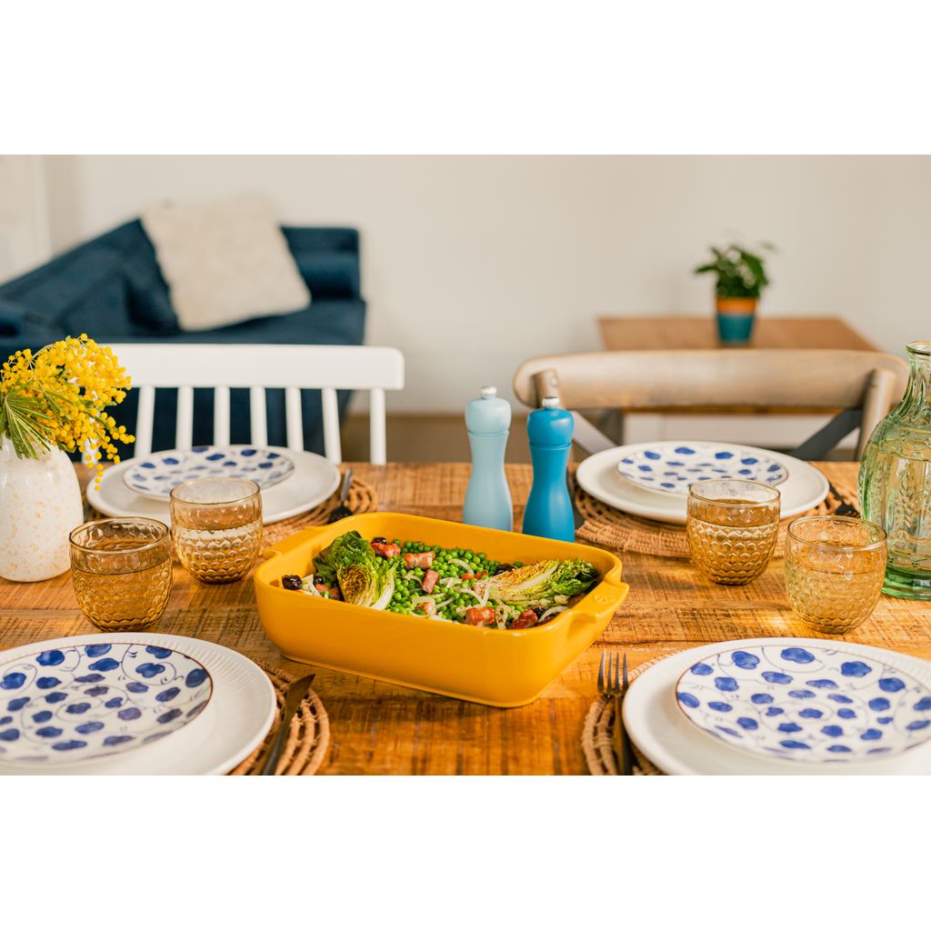 Plat à four jaune 25 cm - Visuel 1